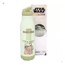 Garrafa Termica Baby Yoda Aço Inoxidavel Space Licenciado