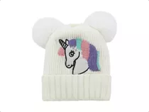 Gorros Infantiles Para Nenas Chicas Pompones Abrigado Frio