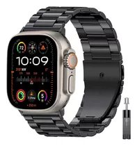 Correa Acero Eslabon Compatible Con Apple Watch Todas Series