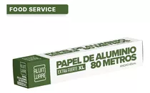 Papel Aluminio Institucional Extra Fuerte Alumware 80mx450mm