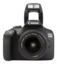  Canon Eos Kit 2000d + Lente 18-55mm Is Ii Dslr Color  Negro