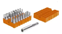 Set Juego Puntas Ph Plana Hex Torx 33 Piezas Truper