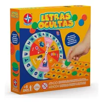 Jogo De Tabuleiro Letras Ocultas - Estrela