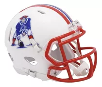 Casco Riddell Mini Speed Throw Back Patriots 90-92