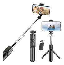 Tripode Palo Selfie Stick R1 Inalámbrico Plegable 3 En 1