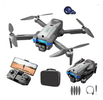 Drone Pro Max S8s 3 Cameras Hd 6k 1 Bateria Motor Bruslhess