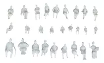 Figura De Personas En Miniatura 4 Piezas