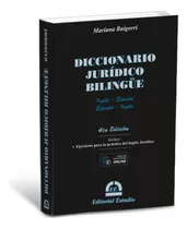 Diccionario Juridico Bilingue Ingles - Baigori