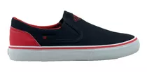 Zapatillas Dc Lifestyle Hombre Trase Slip On Tx Neg-rojo Cli