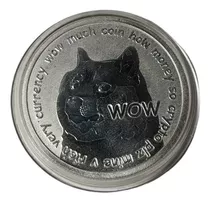 Moneda 1 Onza De Plata Ley .999 Dogecoin