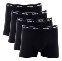 Kit 4 Cuecas Masculina Boxer Mash Algodão Cotton Box Básico