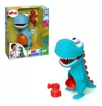 Brinquedo Para Bebê Dino Papa Tudo Boneco Didático Elka