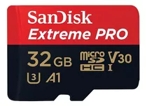 Tarjeta De Memoria Sandisk Sdsqxcg-032g-gn6ma  Extreme Pro Con Adaptador Sd 32gb