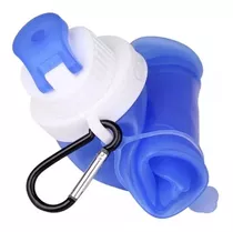 Termo Botella Silicona Plegable Deportes Viajes Gym Camping