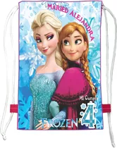 Cotillon Tula Impermeable Frozen Pepa 30x20cm X 15 Unidades