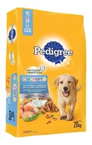 Alimento Pedigree Sano Crecimiento Para Perro Cachorro De Raza Mediana Y Grande Sabor Mix En Bolsa De 20kg