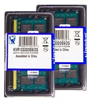 Memória Kingston Ddr3 2gb 1333 Mhz Notebook Kit C/02