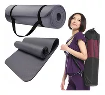 Colchoneta Mat Yoga 10mm Calidad A1 + Sujetador + Bolso