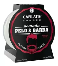 Pomada Capilatis Pelo Barba Fijacion Fuerte Hombre 55 Gr