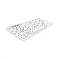 Teclado Bluetooth Logitech K380 Qwerty Off White Inglês 