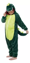 Dinosaurio Verde Pijama Mameluco Disfraz Niño Niña