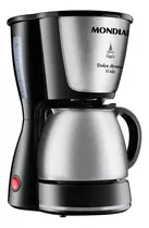 Cafeteira Mondial Dolce Arome C-34ji-15x Semi Automática Preta E Prateada De Filtro 110v