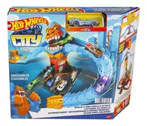 Pista Hot Wheels City Posto Ataque Do Gorila - Mattel Hdr30