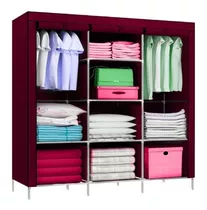 Closet Ropero Armable Organizador Transportable Tela Grande