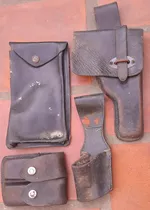 Antigua Pistolera Porta Tonfa Cargadores Accesorios Policia