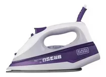 Ferro À Vapor Black E Decker 1200w Branco/roxo Fx1000 127v