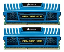 Memoria Ddr3 16gb - 2x8 - 1600 Corsair Vengeance Azul