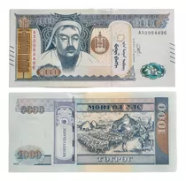 Billetes Mundiales : Mongolia 1000 Tugrik 2020