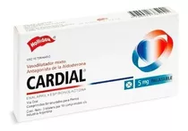 Cardial 5 Mg Vasodilatador X 30 Comprimidos Holliday