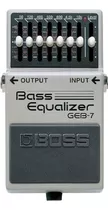 Boss Pedal De Guitarra Ecualizador De Graves Gráfico