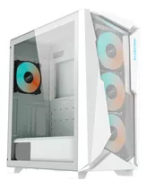 Gabinete Gigabyte C301 Glass White 4 Ventiladores Color Blanco