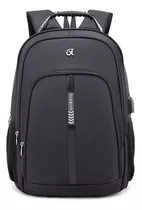 Mochila Escolar Viaje De 40l Con Carga Usb Laptop 17 In