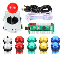 Arcade Buttons Kit De Joystick Para 1 Jugador