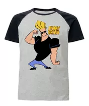 Remera Ranglan Gris - Johnny Bravo - Serie