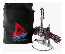 Kit Ancora Alfa P/ Jet Ski Inox 1,4 Kg C/ Boia Corda Sacola