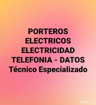 Reparacion Porteros Electricos Electricidad Telefonia Datos