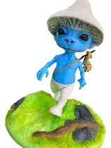 Gato Pitufo Smurfcat Meme Tiktok Muñeco Figura 3d 15cm