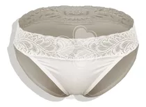 Panty 3/4 Alto Francés Microfibra Encaje Brasjade 6135