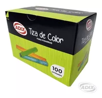 Tiza Colores 100 Unid