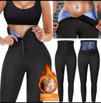 Leggins Con Faja Moldeadora Sauna Deportivo Licra, Largas