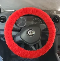 Cubre Volante De Peluche Para Auto Y Pick Up