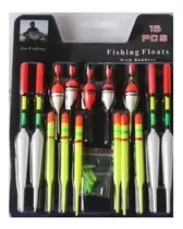 Flotador De Pesca Pack 15 Unidades