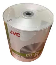 Disco Cd-r Virgen Marca Jvc 52x 700 Mb Con Logo Torre 100 Pz