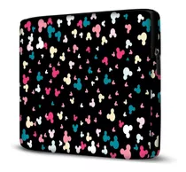 Capa Pasta Maleta Notebook Neoprene - Minnie Mickey Colorido