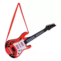 Guitarra Musical Elétrica Infantil Brinquedo Luz E Som Kids