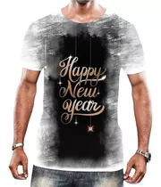 Camisa Camiseta Feliz Ano Novo Happy New Year 2022 Férias 8